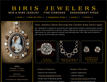 Tablet Screenshot of birisjewelers.com